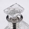 Englische Art Deco Karaffen aus massivem Silber & geschliffenem Glas, 20. Jh., 1910er, 3er Set 23