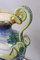 Große antike handbemalte Majolika Vase, 1880 5