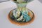 Large Antique Majolica Hand Painted Vase, 1880 10