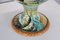 Large Antique Majolica Hand Painted Vase, 1880, Image 10
