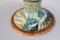 Large Antique Majolica Hand Painted Vase, 1880, Image 6