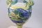 Large Antique Majolica Hand Painted Vase, 1880 2