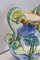 Large Antique Majolica Hand Painted Vase, 1880, Image 4