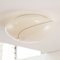 Large Italian Murano Glass Ceiling Light in Ivory Color with Contrasting Spiral Filigree from Leucos, 1980s, Image 2