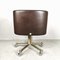 Swivel Leather Armchair by Giulio Moscatelli for Formanova, 1970 5
