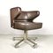 Swivel Leather Armchair by Giulio Moscatelli for Formanova, 1970, Image 3