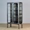 Vintage Glass & Iron Medical Cabinet, 1970s 1