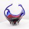 Large Polychrome Vessel in Sommerso Murano Crystal from CCC Venice, 1960s, Image 3