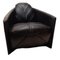 Leather and Steel Eclipse Chair by Andrew Martin, London 7