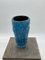Blaue Chamotte Keramikvase von Charlotte Hamilton für Rörstrand 3