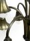 Italian Silver Plated Brass 9 Socket Chandelier, 1930s 17