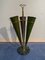 Italian Mid-Century Green Umbrella Stand with Cracked Effect, 1950s 17