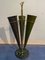 Italian Mid-Century Green Umbrella Stand with Cracked Effect, 1950s 9