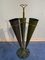 Italian Mid-Century Green Umbrella Stand with Cracked Effect, 1950s, Image 6