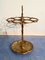 Italian Art Nouveau Brass Umbrella Stand, 1930s, Image 1