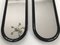 Narrow Acrylic Glass Mirrors in Metal Frame, 1970s, Set of 2, Image 18
