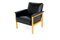 Scandinavian Chair in Faux Leather, Sweden, 1950, Image 1