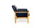 Scandinavian Chair in Faux Leather, Sweden, 1950 6
