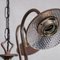 Antique English Mercury Glass Swan Neck Pendant Lamp 4