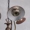 Antique English Mercury Glass Swan Neck Pendant Lamp 10