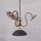 Antique English Mercury Glass Swan Neck Pendant Lamp 3