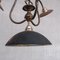 Antique English Mercury Glass Swan Neck Pendant Lamp 6