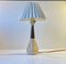 Lámpara de mesa atómica italiana con detalles de latón, años 50, Imagen 1