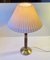 Mid-Century Swedish Table Lamp in Brass and Mahogany, 1960s, Image 6