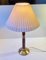 Mid-Century Swedish Table Lamp in Brass and Mahogany, 1960s 2