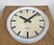 Industrial Grey Wall Clock from Benzing, 1960s, Image 7