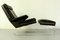 German Swing Lounge Chair with Ottoman in Leather and Steel by Reinhold Adolf for Cor, 1970s, Set of 2, Image 13