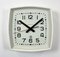 Soviet Industrial White Bakelite Factory Wall Clock from Strela, 1970s, Image 2