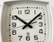 Reloj de pared industrial soviético de baquelita blanca de Strela, años 70, Imagen 7