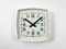 Soviet Industrial White Bakelite Factory Wall Clock from Strela, 1970s 1