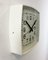 Soviet Industrial White Bakelite Factory Wall Clock from Strela, 1970s, Image 3