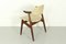 Mid-Century Modern Cowhorn Chair in Solid Teak from Tijsseling Nijkerk, 1960s 5