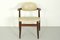 Mid-Century Modern Cowhorn Chair in Solid Teak from Tijsseling Nijkerk, 1960s 7