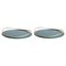 Petrol Green Touché a Trays by Mason Editions, Set of 2 1