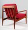 Lounge Chair in Teak and Wool by Grete Jalk 7