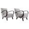 Czechoslovakian Lounge Chairs by Jindrich Halabala, 1950s, Set of 2 1