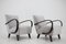 Czechoslovakian Lounge Chairs by Jindrich Halabala, 1950s, Set of 2 2
