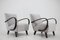 Czechoslovakian Lounge Chairs by Jindrich Halabala, 1950s, Set of 2, Image 2