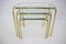 Mid-Century Nesting Tables, 1980s, Set of 3, Image 4