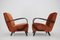 Czechoslovakian Lounge Chairs by Jindrich Halabala, 1950s, Set of 2 3