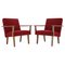 Czechoslovakia Lounge Chairs in Beech, 1960s, Set of 2 1