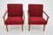 Czechoslovakia Lounge Chairs in Beech, 1960s, Set of 2 6