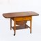 Mid-Century Drop Leaf Sewing Table by Alfred Sand for Mobelfabrikk Flekkefjord, 1960s 5