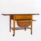 Mid-Century Drop Leaf Sewing Table by Alfred Sand for Mobelfabrikk Flekkefjord, 1960s 2