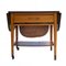 Mid-Century Drop Leaf Sewing Table by Alfred Sand for Mobelfabrikk Flekkefjord, 1960s 1