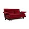 Canapé Trois Places Multy en Tissu Rouge Vineux de Ligne Roset 8